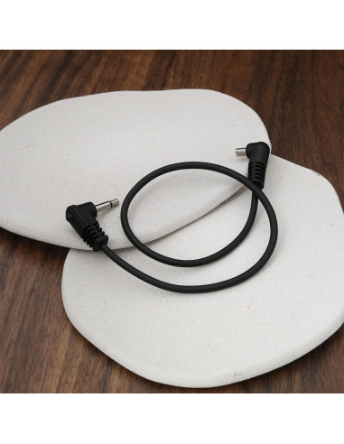 2 Cables de Sincronización PC 3.5mm para Fotografía Estudio