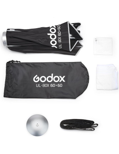 Softbox cuadrado Godox 60x60 cm con montura Bowens