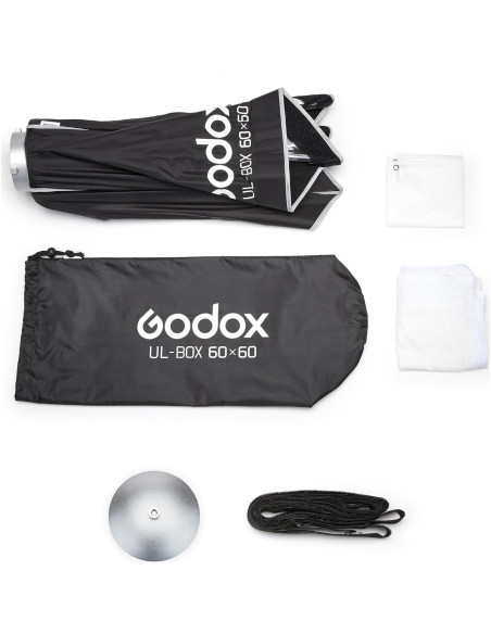 Softbox cuadrado Godox 60x60 cm con montura Bowens