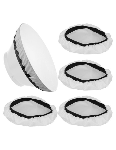 5 Fundas de Lámpara Difusora Blanca Jorixxy 17.78-27.94 cm