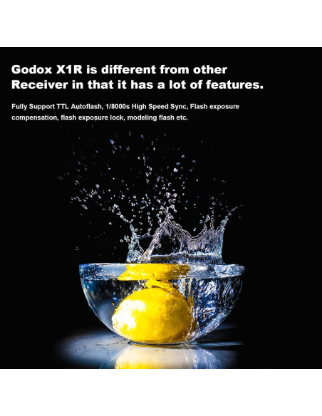Godox X1R-N Receptor Inalámbrico TTL para Flash Nikon