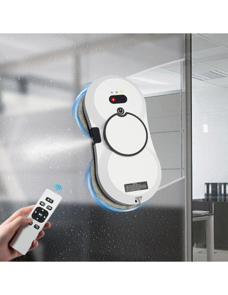 Robot Limpiador de Ventanas Ghankopd 2800Pa Control Remoto Blanco