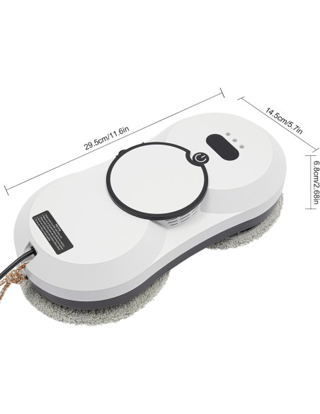 Robot Limpiador de Ventanas Ghankopd 2800Pa Control Remoto Blanco