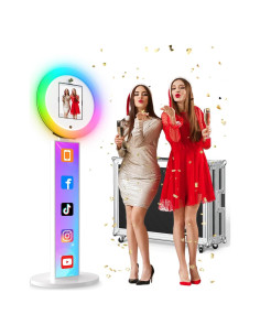 Cabina de Fotos Portátil iHorse con Luz RGB y Maleta