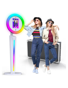 Máquina de Photo Booth Portátil iHorse Racing con Luz RGB