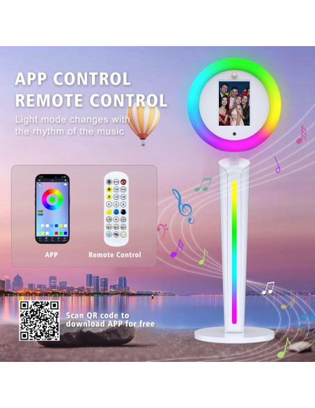 Máquina de Photo Booth Portátil iHorse Racing con Luz RGB