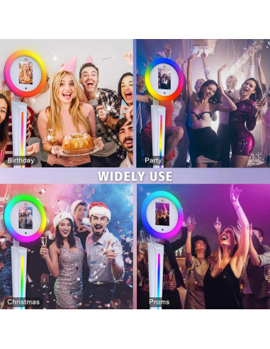 Máquina de Photo Booth Portátil iHorse Racing con Luz RGB