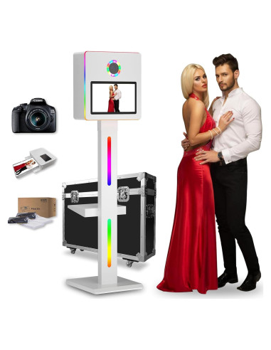 Cabina de Fotos DSLR Enwozp 15.6" con Pantalla Táctil y APP