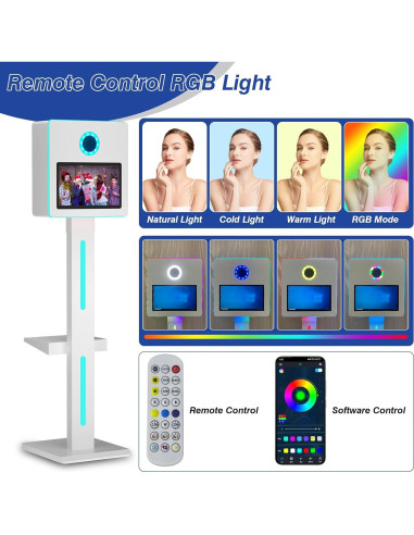 Cabina de Fotos DSLR Enwozp 15.6" con Pantalla Táctil y APP