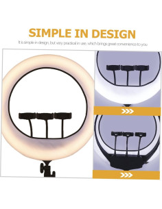 Difusor de Luz en Anillo NUOBESTY 37x12.5cm para Fotografía 2