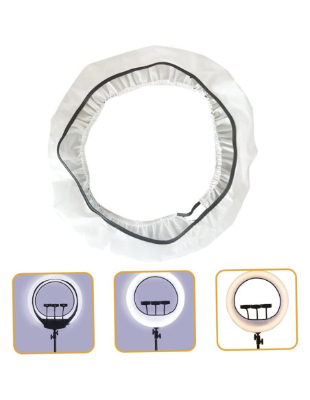 Difusor de Luz en Anillo NUOBESTY 37x12.5cm para Fotografía