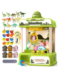 Máquina de Garras de Dinosaurio Skirfy para Niños con Sonido