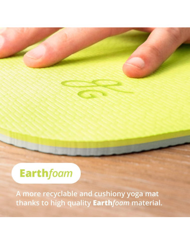 Alfombrilla de Yoga Profesional Greater Goods 182x61 cm Verde