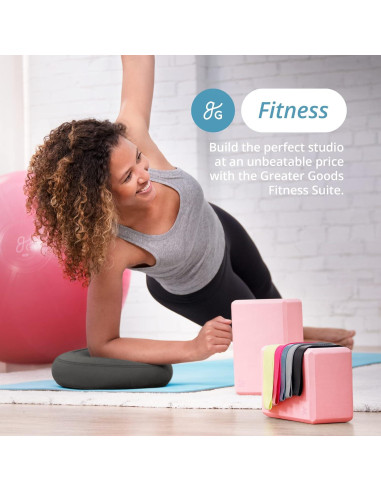 Alfombrilla de Yoga Profesional Greater Goods 182x61 cm Verde