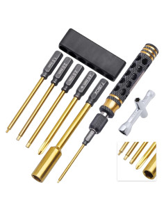 Destornillador Hexagonal de Titanio CrazyHobby Kit RC 155g