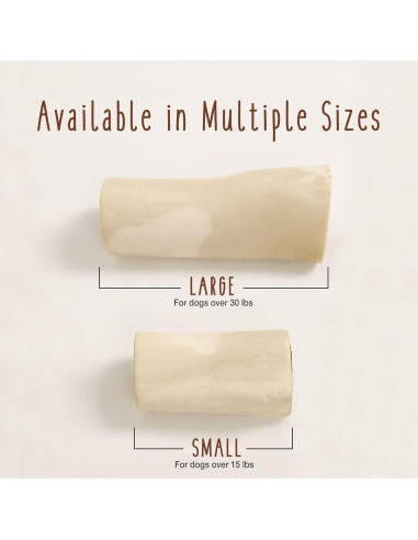 Hueso de Espinilla Relleno Cadet para Perros Pequeños - 7.6-10.2 cm