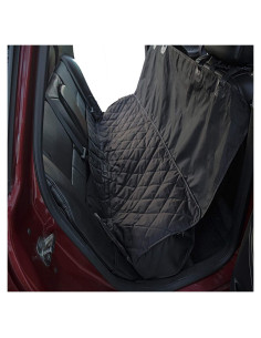 Funda de Asiento para Perros Plush Paws Convertible Negra