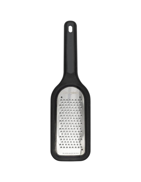 Rallador de Queso Grueso Microplane con Mango Ergonómico Negro