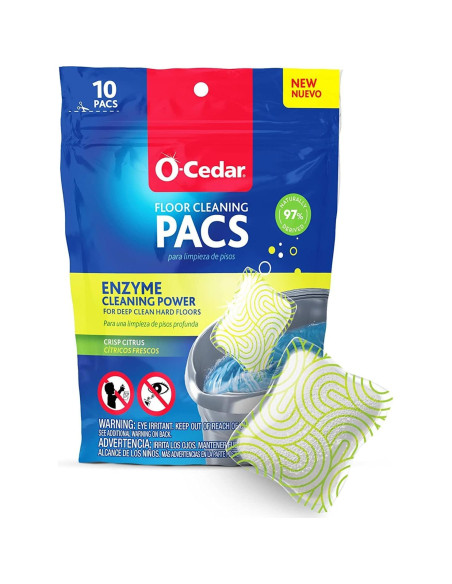 Trapeador O-Cedar EasyWring con Cubo y 3 Recargas Cítricas