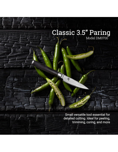 Cuchillo de Pelar Shun Classic 8.89 cm VG-MAX Damasco