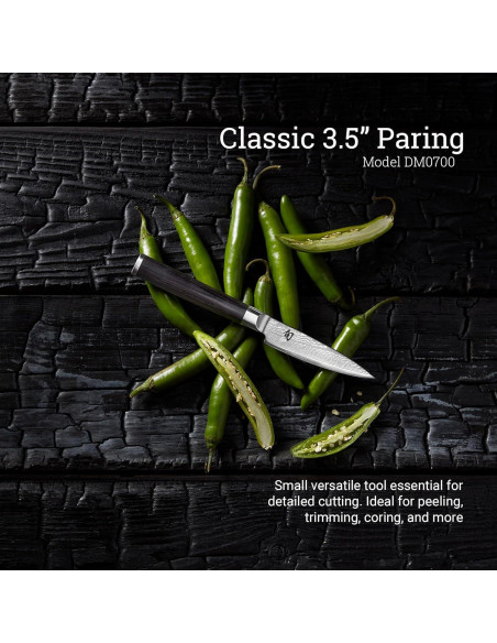 Cuchillo de Pelar Shun Classic 8.89 cm VG-MAX Damasco