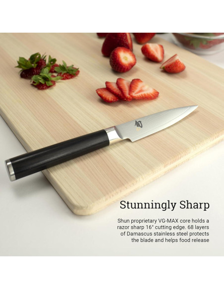 Cuchillo de Pelar Shun Classic 8.89 cm VG-MAX Damasco