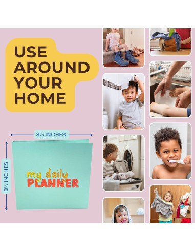 Calendario Visual Magnético Look Lola - 72 Imanes + Tablero