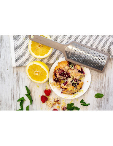 Rallador Microplane EcoGrate Grueso Gris Dover 80g