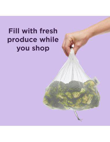 Bolsas Reutilizables Chef'n Fresh'n Store Medianas - 2 Piezas