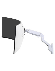 Soporte de Monitor Ergotron HX Pivotante HD Blanco para 49"