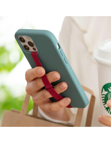 Clip Sinji Loop Negro para Teléfono - Correa Silicona Reutilizable Clip Sinji Loop Negro para Teléfono - Correa Silicona Reutilizable