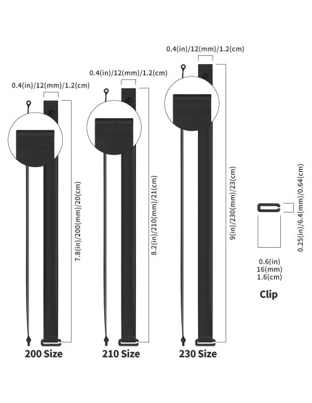 Clip Sinji Loop Negro para Teléfono - Correa Silicona Reutilizable Clip Sinji Loop Negro para Teléfono - Correa Silicona Reutilizable