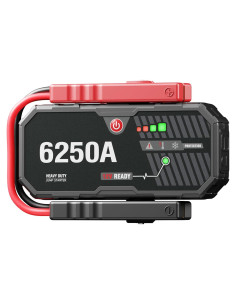 Arrancador de Batería ADORETRIP F40 6250A 12V Pantalla LED