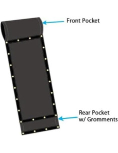 Kit de rodillo de lona DTR Mytee Products 2,3m x 5,5m para camiones 2