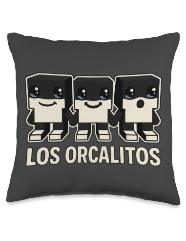Cojín Retro Vintage Los Orcalitos 40x40 cm 100% Poliester