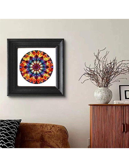 Rompecabezas de Madera Jiroinlly 500 Pzs Mandala 42.4 cm