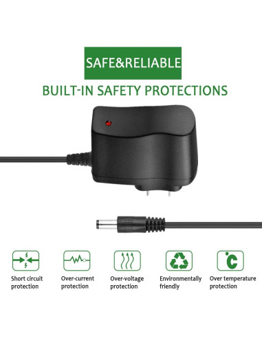 Adaptador AC/DC Kaito para Linterna de Emergencia 5 LED