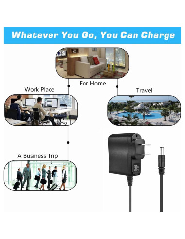 Adaptador AC/DC Kaito para Linterna de Emergencia 5 LED