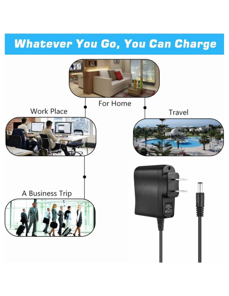 Adaptador AC/DC Kaito para Linterna de Emergencia 5 LED