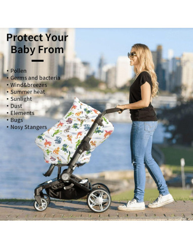 Capota para Asiento de Auto Qwalnely Dragón - Multiusos 69.85x66.04cm