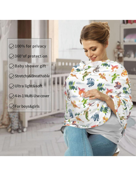 Capota para Asiento de Auto Qwalnely Dragón - Multiusos 69.85x66.04cm