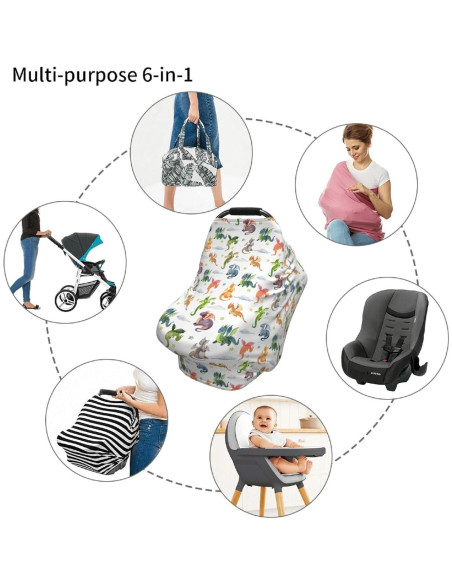 Capota para Asiento de Auto Qwalnely Dragón - Multiusos 69.85x66.04cm
