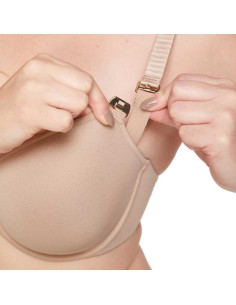 Sostén de Lactancia ThirdLove 34C Taupe, Copas Desplegables 2