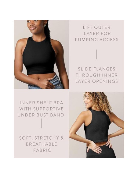 Sujetador de Lactancia Sublime Bravely Manos Libres Grande