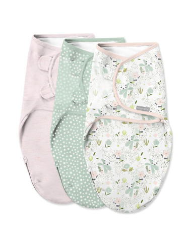 SwaddleMe Swaddle Fácil de Cambiar 3 Piezas Algodón Panda