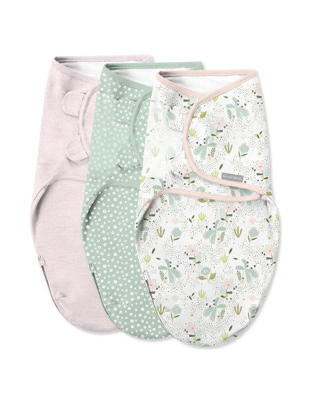 SwaddleMe Swaddle Fácil de Cambiar 3 Piezas Algodón Panda
