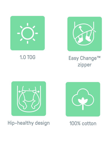 SwaddleMe Swaddle Fácil de Cambiar 3 Piezas Algodón Panda