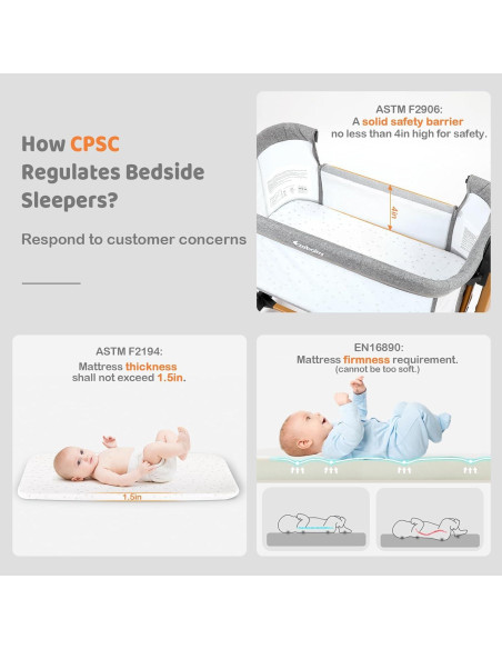 Cuna Mecedora 3 en 1 Ezebaby Ajustable con Ruedas y Almacenamiento