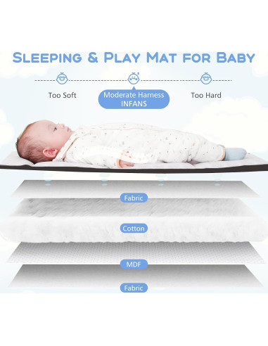 Cuna Lateral 5 en 1 INFANS para Bebés - Plegable y Portátil