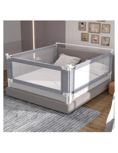 Barra de Cama Ajustable Yulongtengfei para Cama King Size - Gris